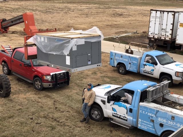 HVAC Company Near Me | Snow Bear Heat & Air - Repairman Vector