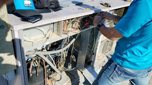 HVAC Company Near Me | Snow Bear Heat & Air - Repairman Vector